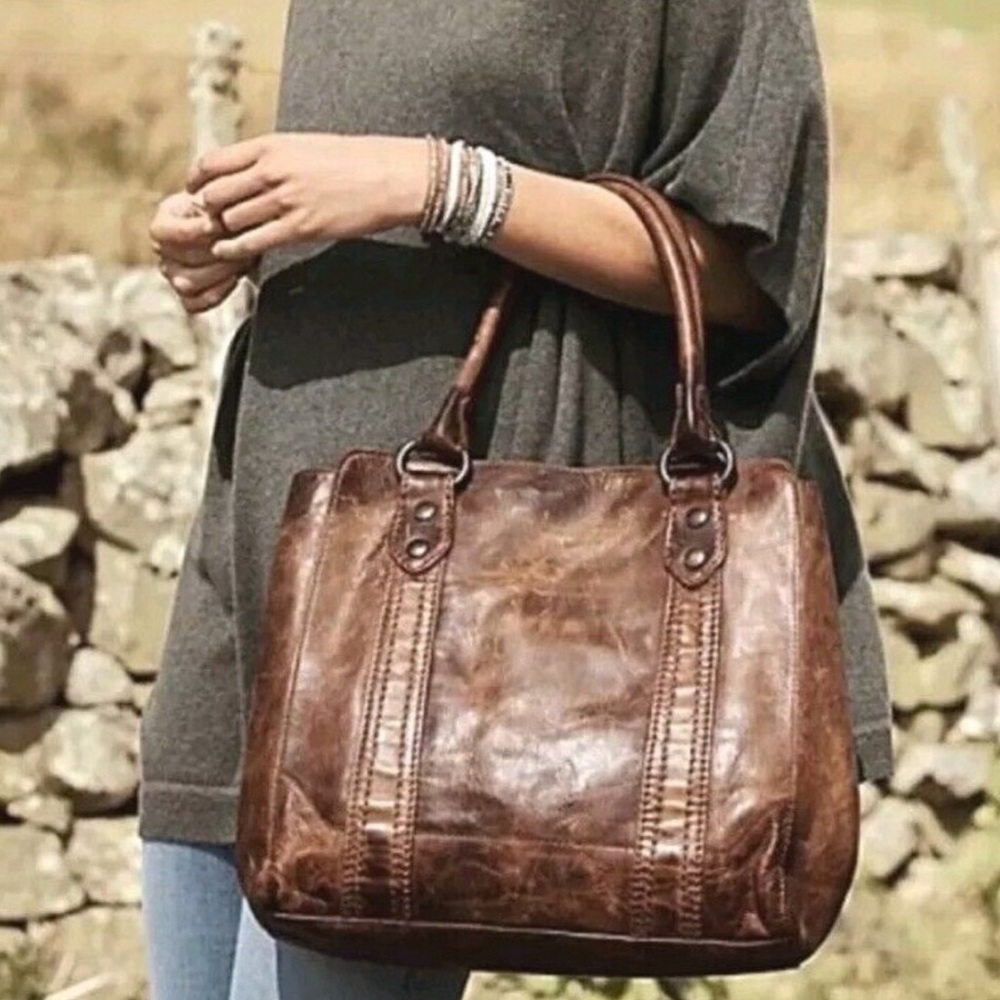 EUC Frye Melissa Satchel in Slate